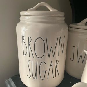 Rae Dunn Brown Sugar Canister